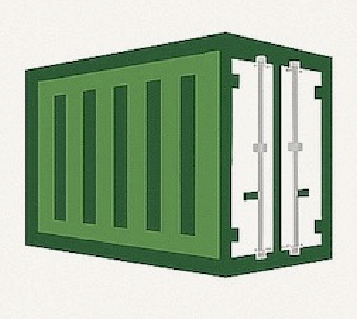 Guarda Park - Logo de minibodegas en contenedores marítimos en Morelia, Michoacán